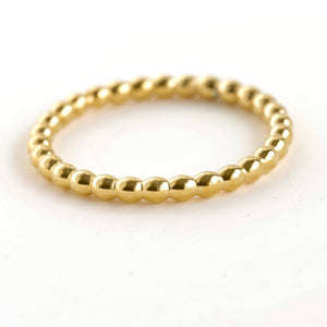 Dainty Gold Rings - Waterproof 18k Gold Stackable Rings