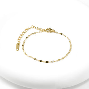 Mirror Chain Bracelet - Waterproof Dainty Sequin Bracelet