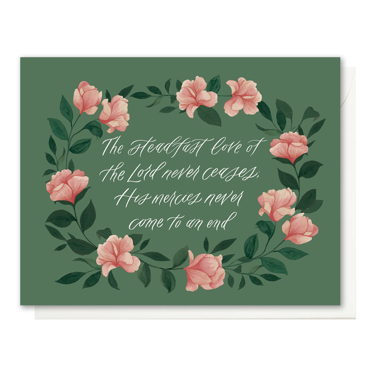 Steadfast Love Christian Sympathy Card