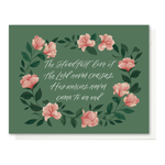 Steadfast Love Christian Sympathy Card
