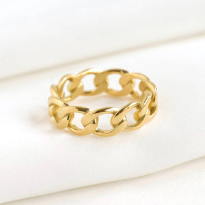 Dainty Gold Rings - Waterproof 18k Gold Stackable Rings