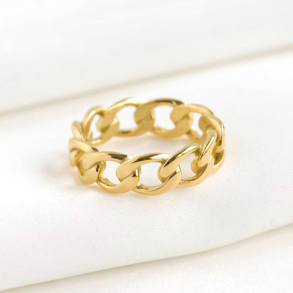 Dainty Gold Rings - Waterproof 18k Gold Stackable Rings