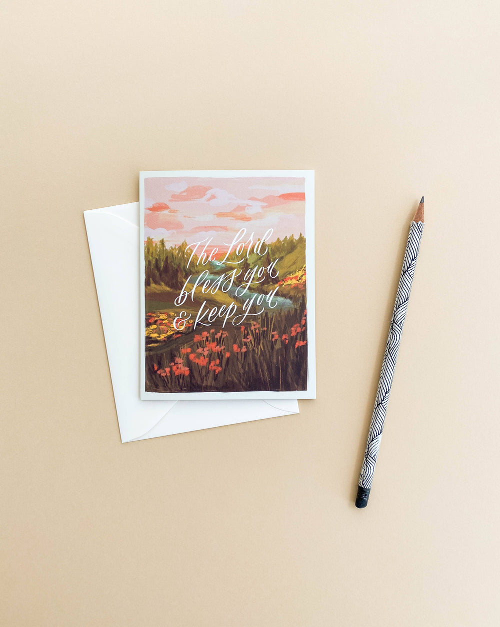 Lord Bless You And Keep You Card