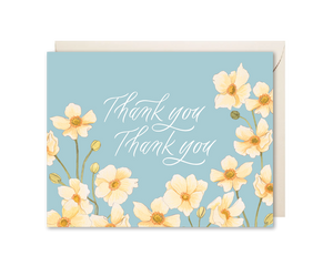 Thank You Anemone Card