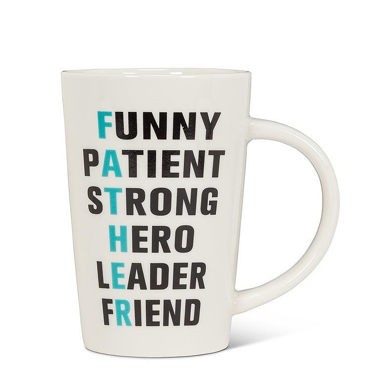 Father Text Tall Mug