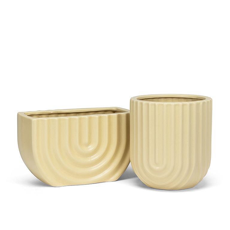 Ridged Small Planter