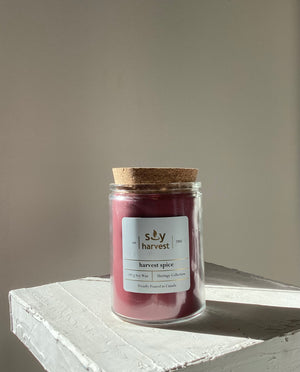 Warm and Spiced Soy Harvest Wood Wick Candle