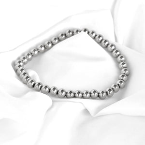 18k Gold Bracelets - Gold Beaded, Paperclip, Tennis Bracelet