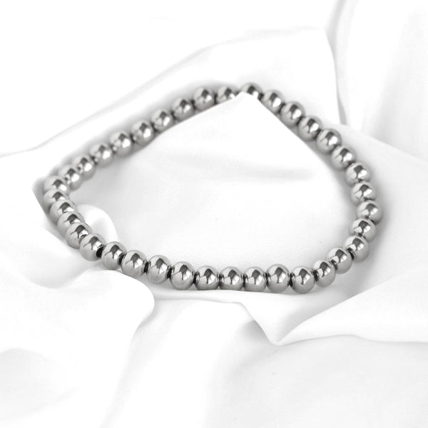 18k Gold Bracelets - Gold Beaded, Paperclip, Tennis Bracelet