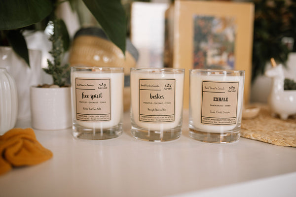 Fresh Soy Harvest Wood Wick Candle