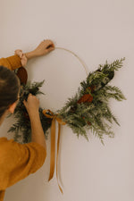 Modern Crescent Wreath Workshop - Nov 23rd