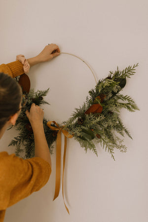 Modern Crescent Wreath Workshop - Nov 23rd