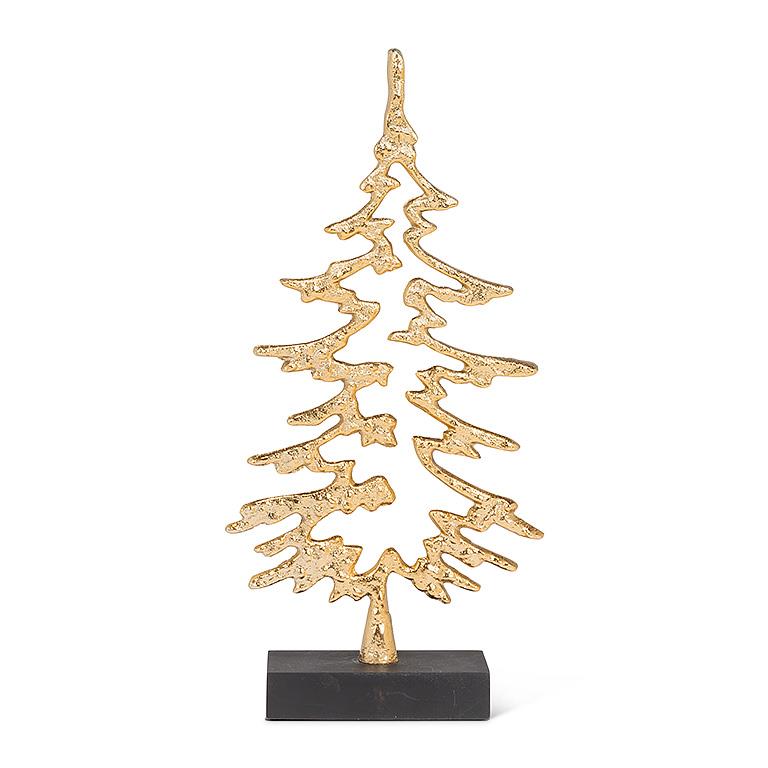 Gold Outline Tree