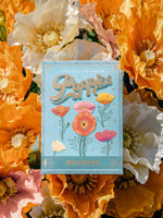 Vintage Rainbow Poppies (Success) - Floriography Seed Packet