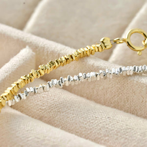 925 Sterling Silver Beaded Choker - Silver Bead Necklace