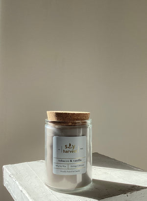 Warm and Spiced Soy Harvest Wood Wick Candle