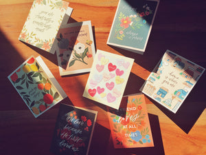 Forever and Always Card – Romantic Floral & Lettering