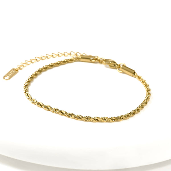Dainty Gold Bracelets - Waterproof Chain Bracelets for Women