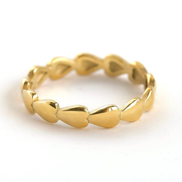 Dainty Gold Rings - Waterproof 18k Gold Stackable Rings