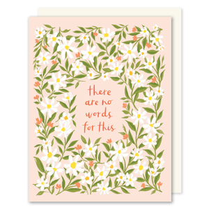 There Are No Words Sympathy Card