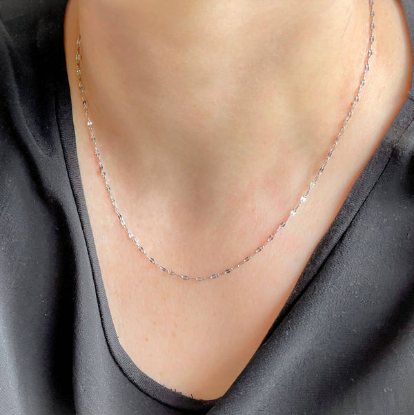 Mirror Chain Necklace - Tarnish-free Gold Chain