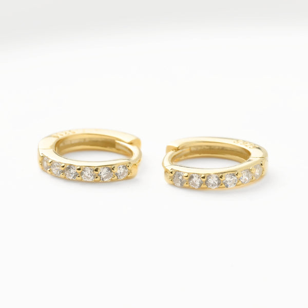 Sterling Silver Huggies - Dainty and Bold Small Huggie Hoops