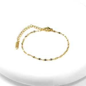 Dainty Gold Bracelets - Waterproof Chain Bracelets for Women