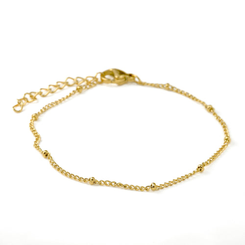 Dainty Gold Bracelets - Waterproof Chain Bracelets for Women