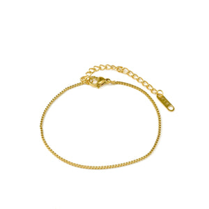 Dainty Gold Bracelets - Waterproof Chain Bracelets for Women