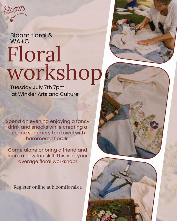 Hammered Florals Workshop- July 7