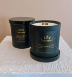 Midnight Soy Harvest Wood Wick Candles