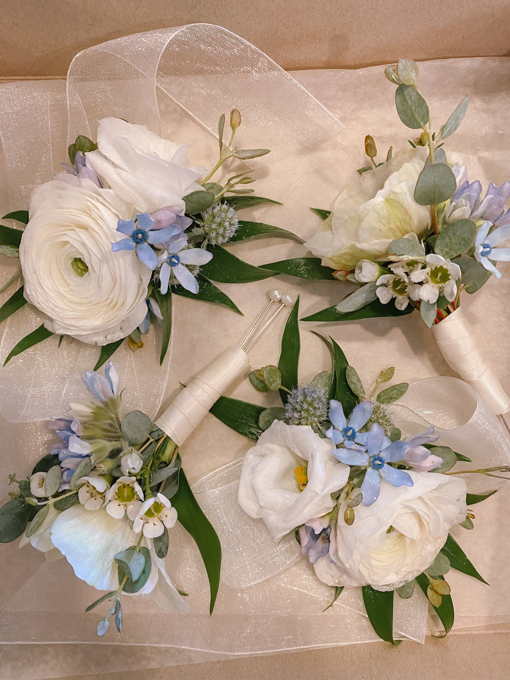 Designer's Choice Boutonniere or Wrist Corsage