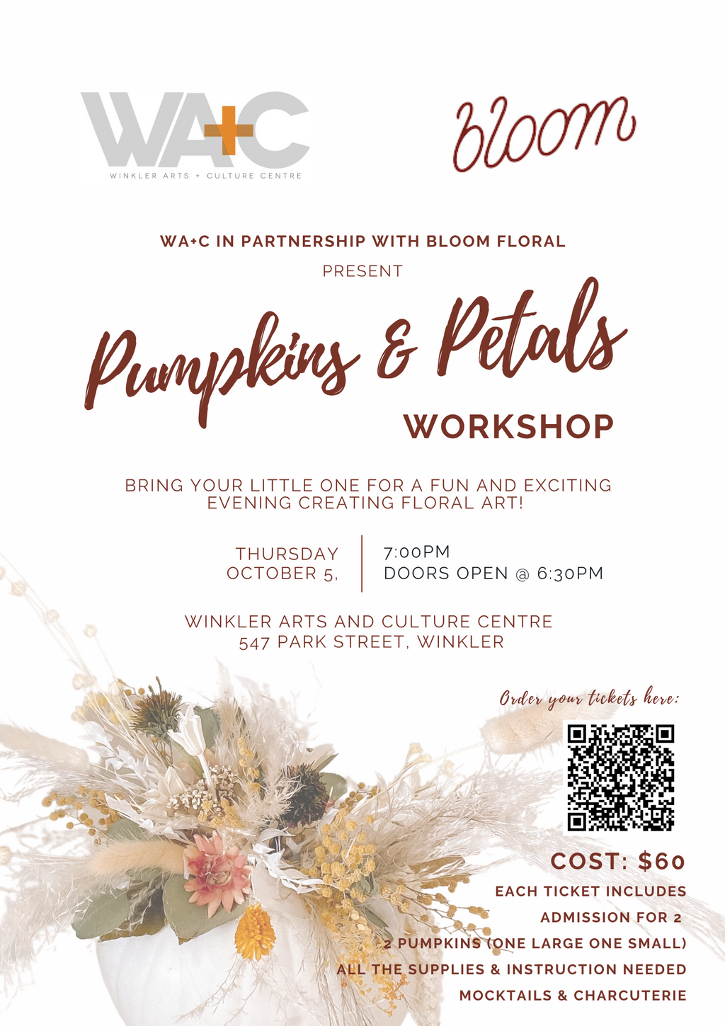 Pumpkins and Petals Workshop