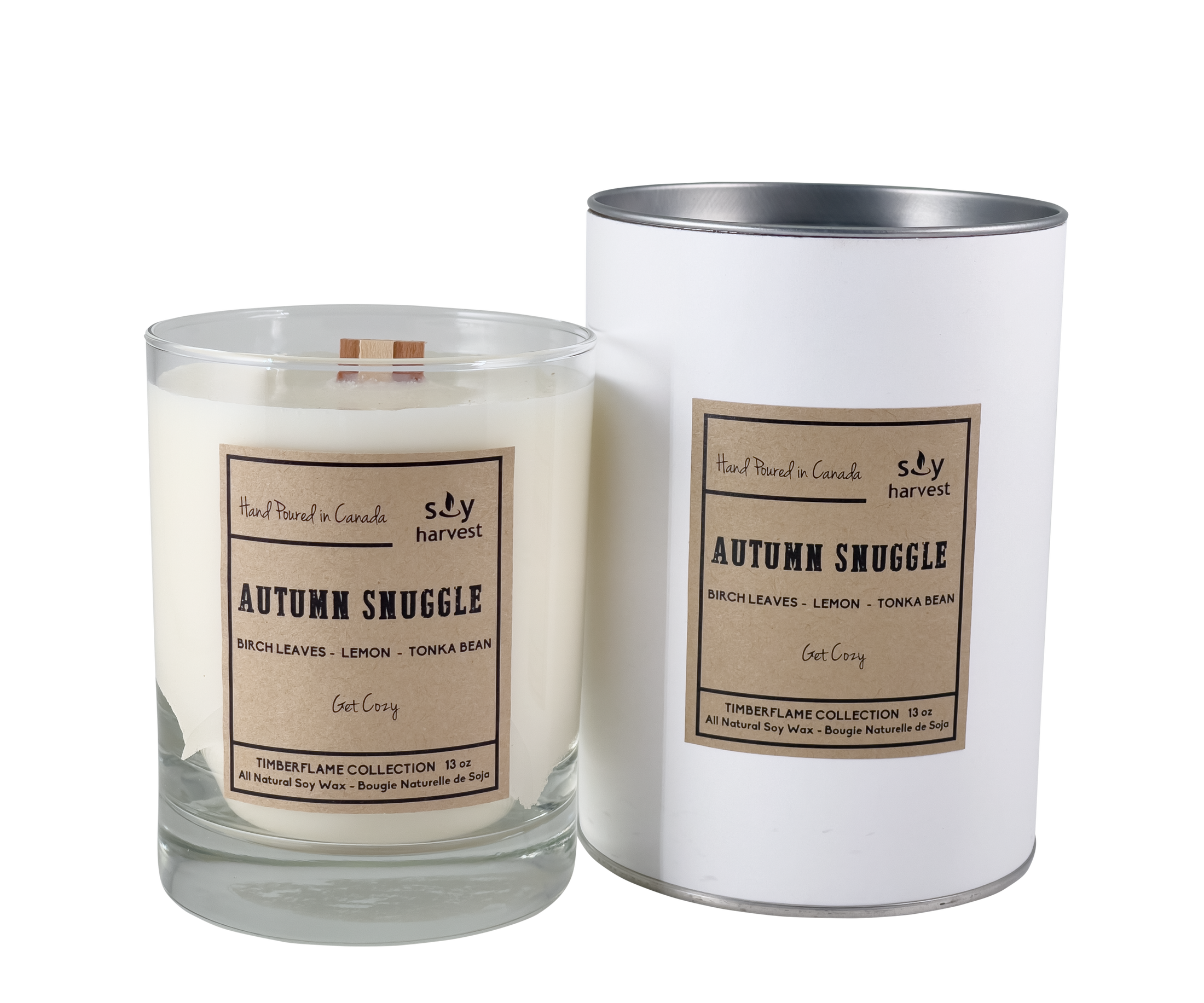 Autumn Soy Harvest Wood Wick Candle