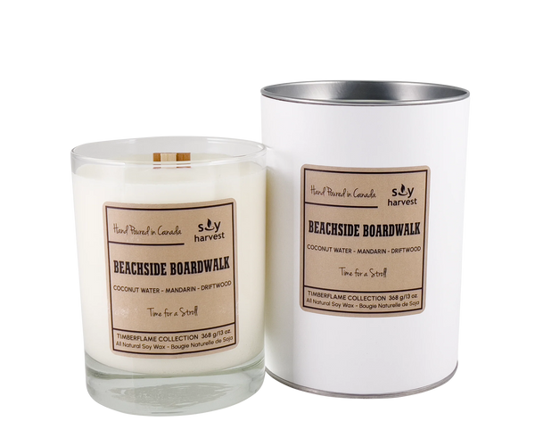 Fresh Soy Harvest Wood Wick Candle