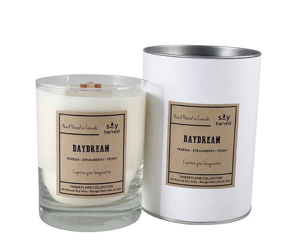 Fresh Soy Harvest Wood Wick Candle