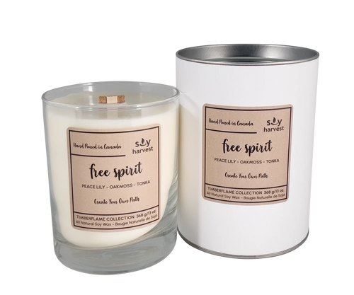 Fresh Soy Harvest Wood Wick Candle