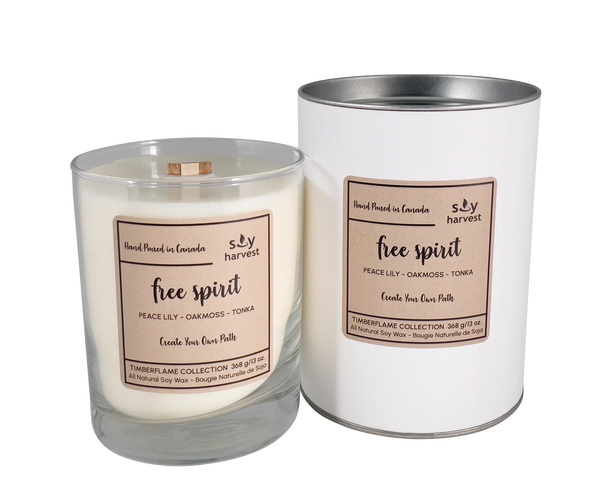 Fresh Soy Harvest Wood Wick Candle