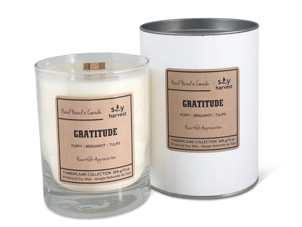 Fresh Soy Harvest Wood Wick Candle