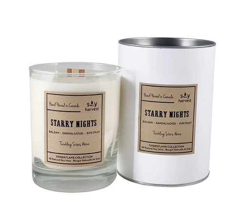 Warm and Spiced Soy Harvest Wood Wick Candle