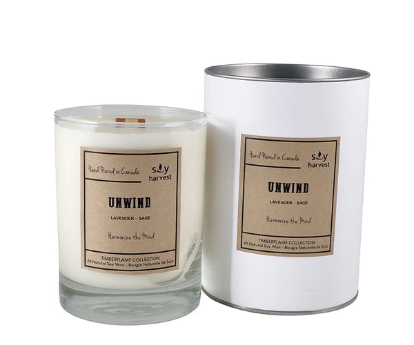 Fresh Soy Harvest Wood Wick Candle