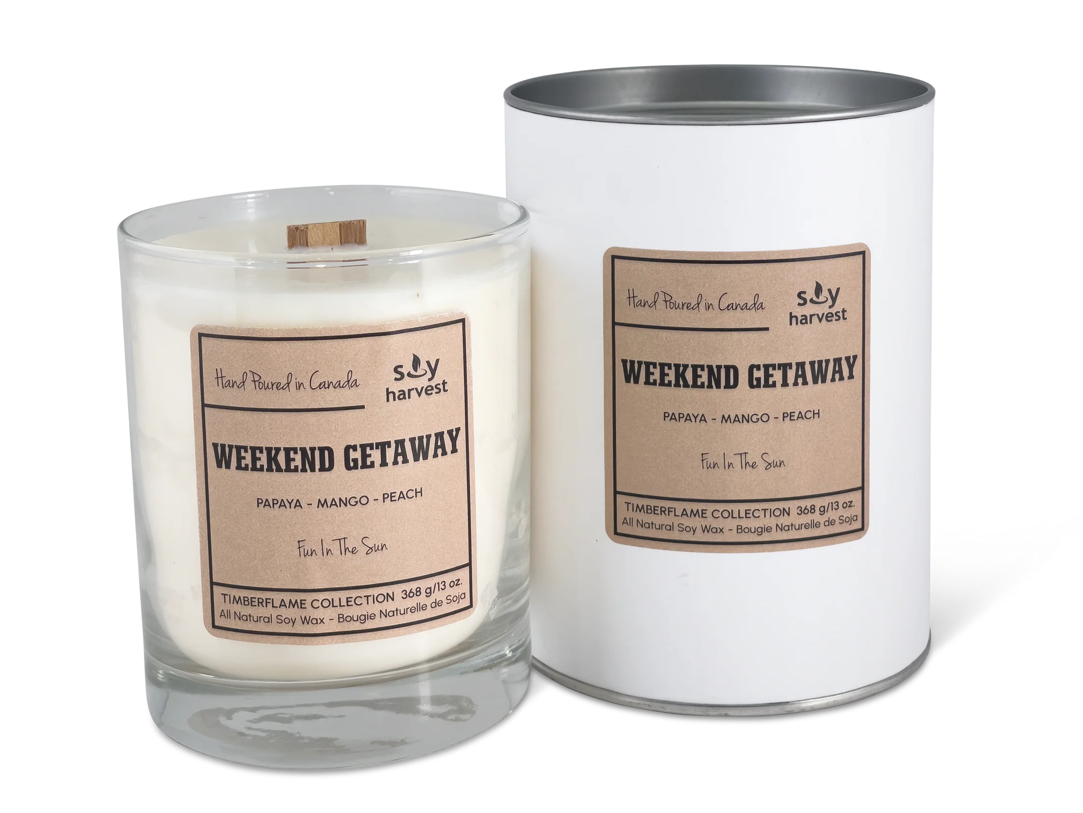 Everyday Favorite Soy Harvest Wood Wick Candle