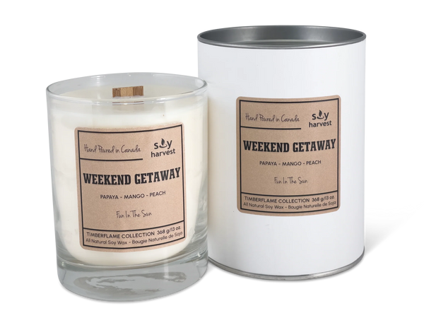 Fresh Soy Harvest Wood Wick Candle