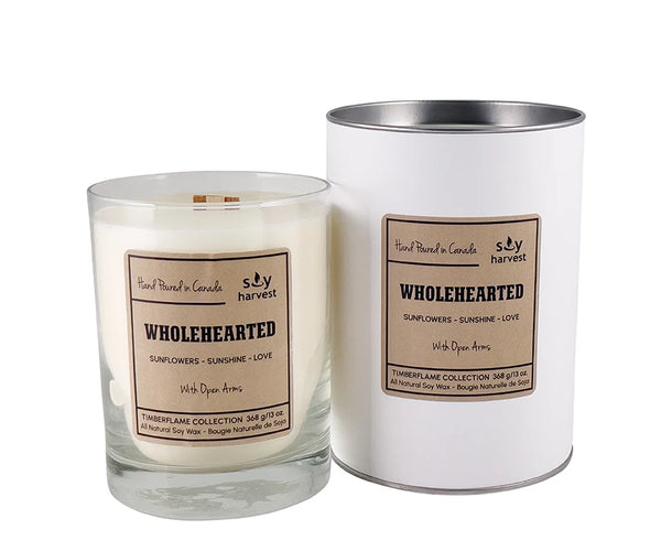 Fresh Soy Harvest Wood Wick Candle