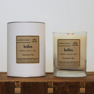 Fresh Soy Harvest Wood Wick Candle