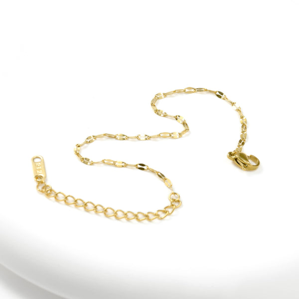 Mirror Chain Bracelet - Waterproof Dainty Sequin Bracelet