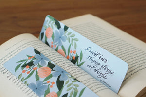 Bookmark - Monet Flowers