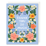 Blue Flowers Thank You