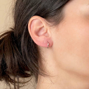 Sterling Silver Huggies - Dainty and Bold Small Huggie Hoops