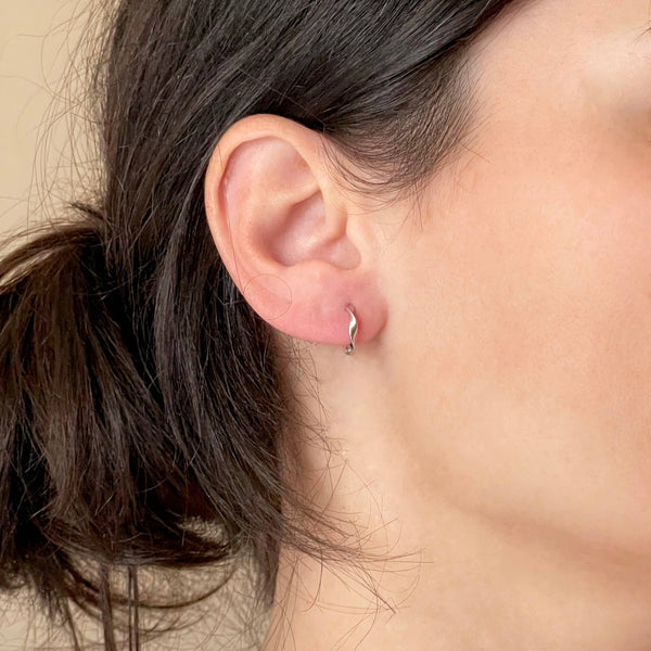 Sterling Silver Huggies - Dainty and Bold Small Huggie Hoops